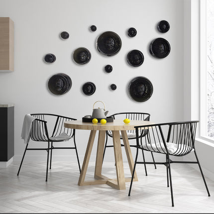 SET BOWLS NEGRO SÓLIDO 14 PZAS