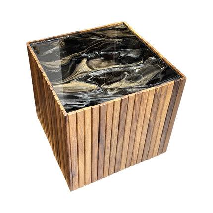 MESA DE CENTRO CUADRADA DE PAROTA "BRETA"