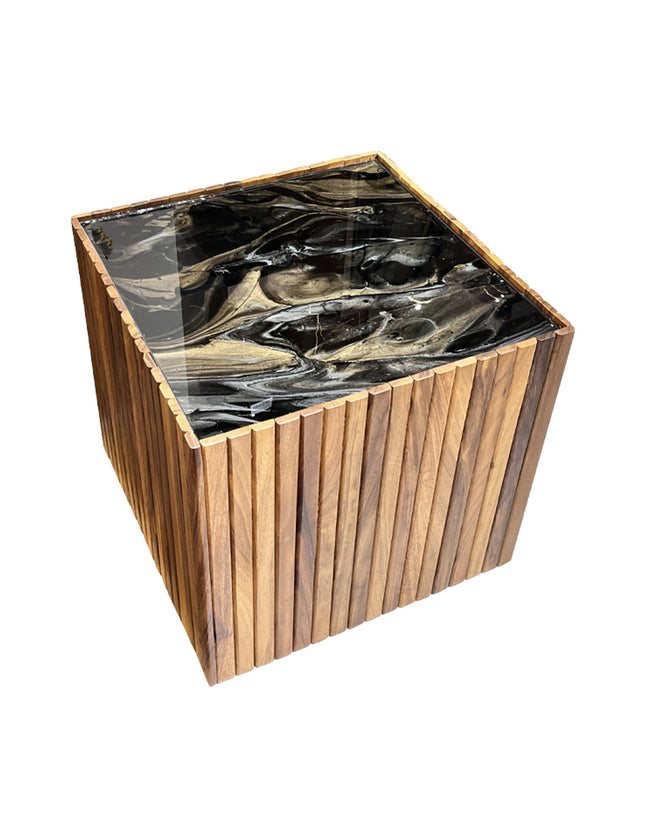 MESA DE CENTRO CUADRADA DE PAROTA "BRETA"