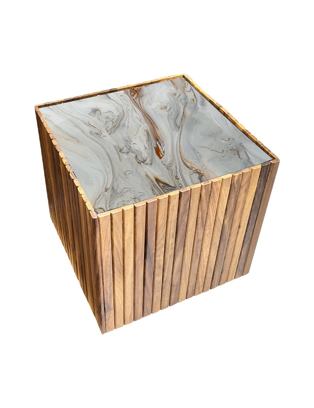 MESA DE CENTRO CUADRADA DE PAROTA "BRETA"