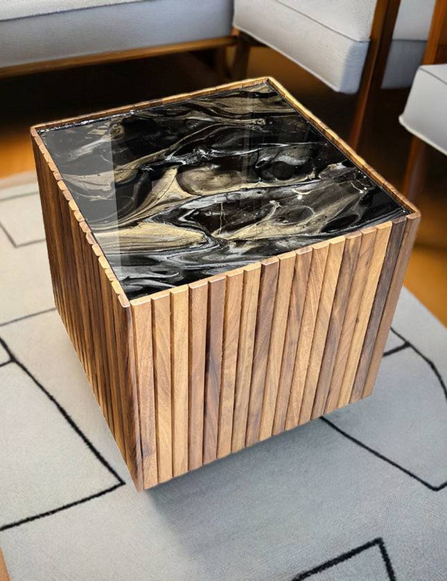 MESA DE CENTRO CUADRADA DE PAROTA "BRETA"