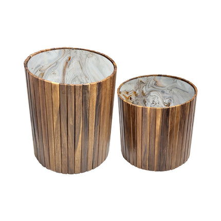 SET MESAS LATERALES DE PAROTA "BRETA"