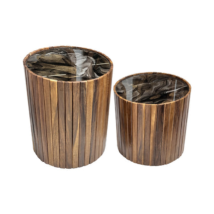 SET MESAS LATERALES DE PAROTA "BRETA"