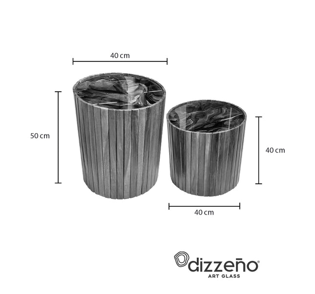 SET MESAS LATERALES DE PAROTA "BRETA"