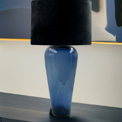 LÁMPARA BUFFALO GDE AZUL PETRÓLEO TRASLÚCIDO