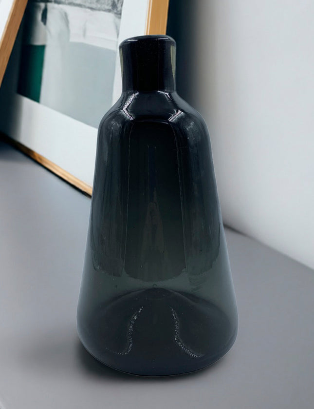 JARRÓN CAMPANA NEGRO HUMO