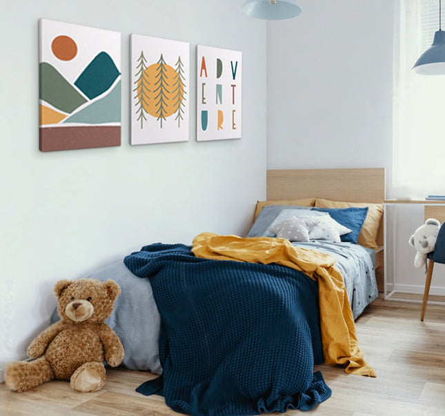 SET DE CUADROS ADVENTURE 3 PZAS