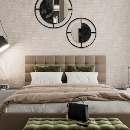 SET ESPEJOS CARLOTA RESINA + HERRERÍA 2 PZAS