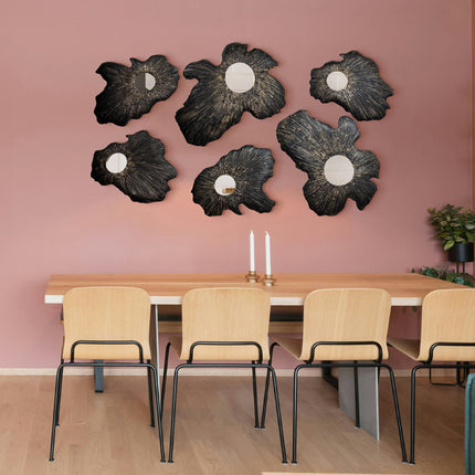 SET ESPEJOS CASCADA LAMAN 6 PZAS