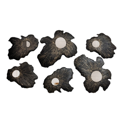 SET ESPEJOS CASCADA LAMAN 6 PZAS