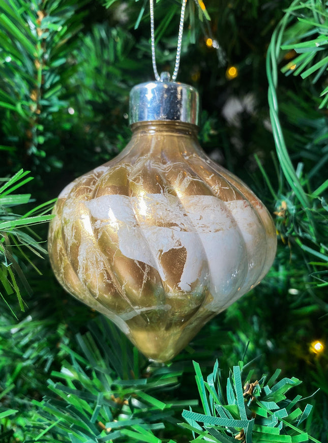 ESFERAS NAVIDEÑAS CEBOLLA CHICA - PAQUETE DE 6 PZAS