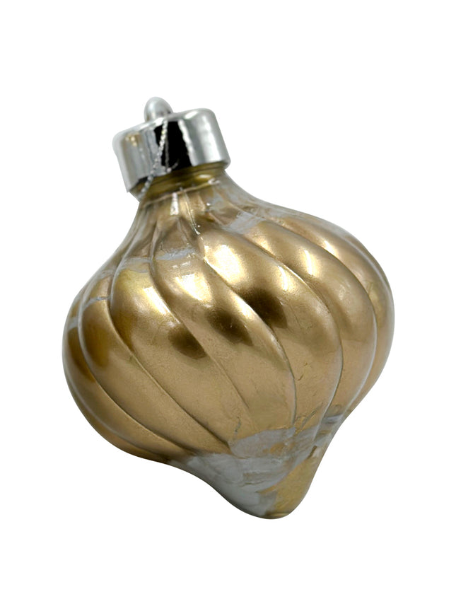 ESFERAS NAVIDEÑAS CEBOLLA CHICA - PAQUETE DE 6 PZAS