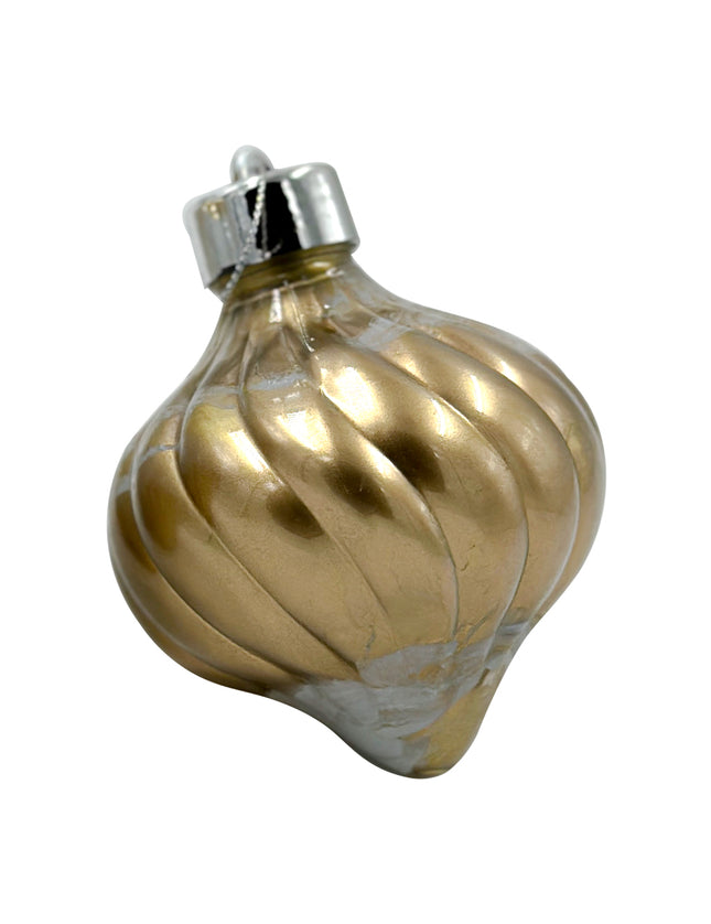 ESFERAS NAVIDEÑAS CEBOLLA CHICA - PAQUETE DE 12 PZAS