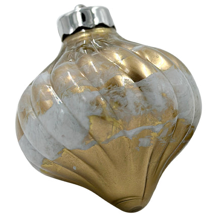 ESFERAS NAVIDEÑAS CEBOLLA GRANDE - PAQUETE DE 4 PZAS