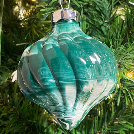 ESFERAS NAVIDEÑAS CEBOLLA GRANDE - PAQUETE DE 4 PZAS