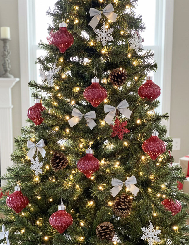 ESFERAS NAVIDEÑAS CEBOLLA CHICA - PAQUETE DE 24 PZAS