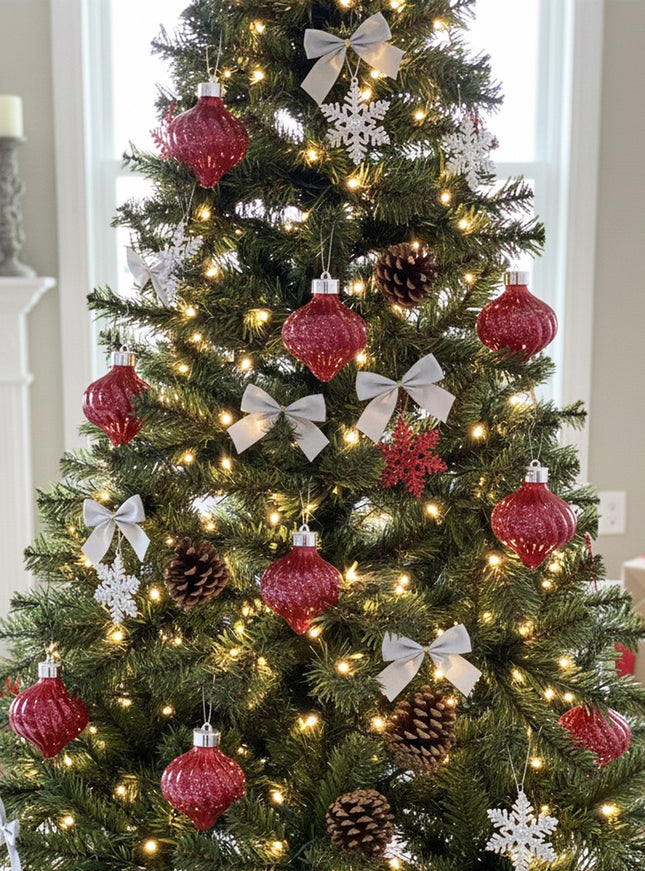 ESFERAS NAVIDEÑAS CEBOLLA CHICA - PAQUETE DE 24 PZAS