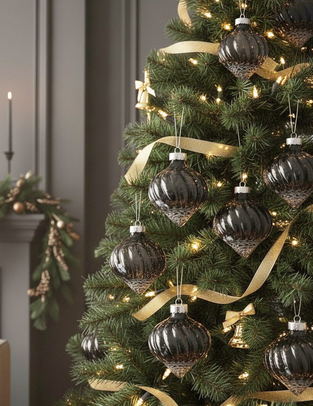 ESFERAS NAVIDEÑAS CEBOLLA GRANDE - PAQUETE DE 8 PZAS