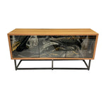 CREDENZA CHICAGO PAROTA CON METAL