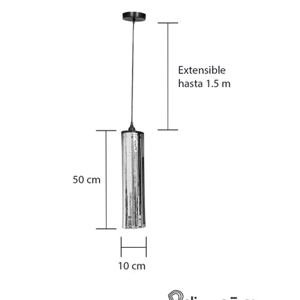 LÁMPARA CILINDRO A T. ESPEJO
