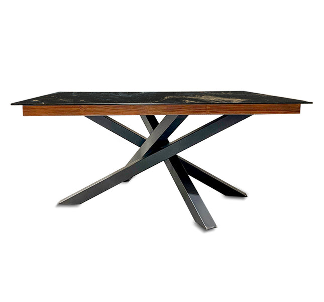 MESA COMEDOR DENVER 120X160 CM C/CUBRECANTO INTERNO SIN SILLAS