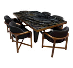 COMEDOR PLACONI 110X180 CM C/CUBRECANTO CON 6 SILLAS OVAL
