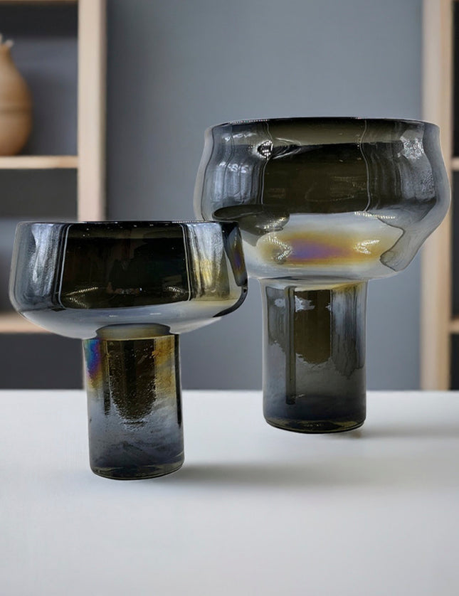 JGO JARRÓN COPA CHAMPAGNE 2 PZAS