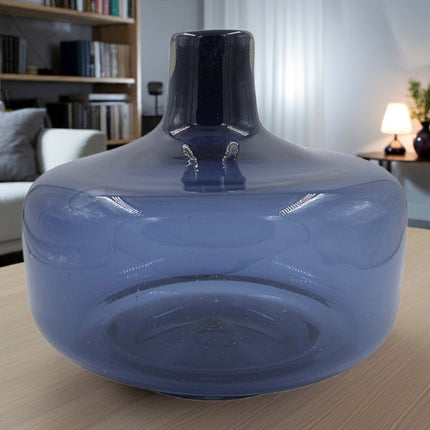 JARRÓN COUNTRY AZUL PETRÓLEO TRASLÚCIDO