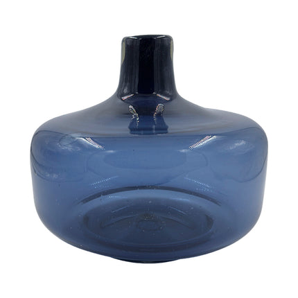 JARRÓN COUNTRY AZUL PETRÓLEO TRASLÚCIDO