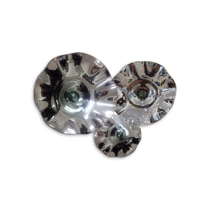 JGO PLATÓN ONDULADO CROMO