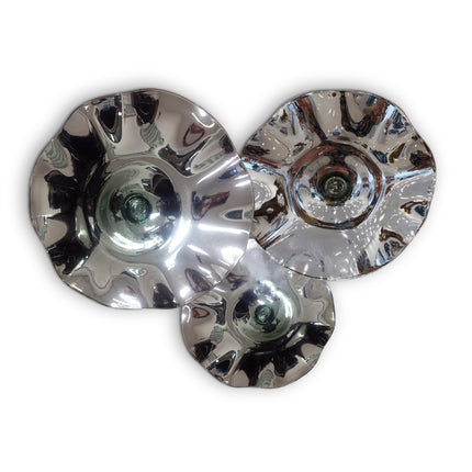 JGO PLATÓN ONDULADO CROMO