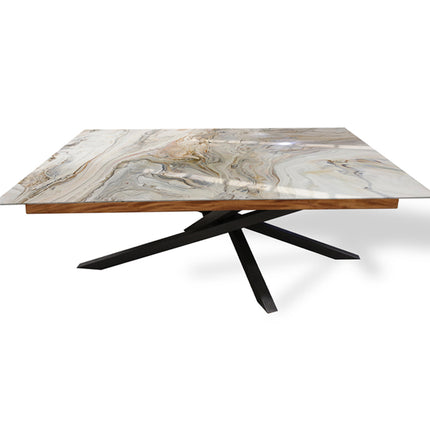 MESA COMEDOR DENVER 240X120 CM C/CUBRECANTO INTERNO SIN SILLAS