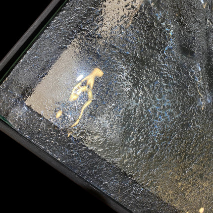 SET MESAS DE CENTRO DE METAL "CUADRANTE" 2 PZAS TERMOFORMADAS TRASLÚCIDAS