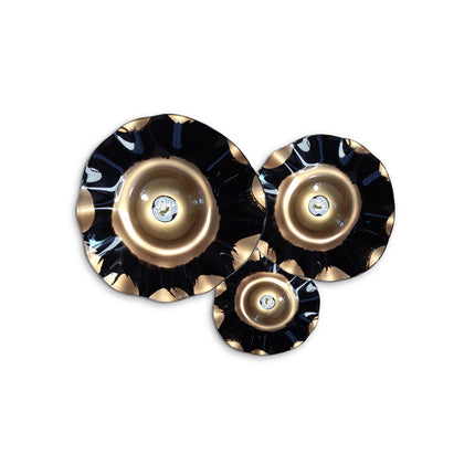 JGO PLATÓN ONDULADO NEGRO DONA FONDO DORADO