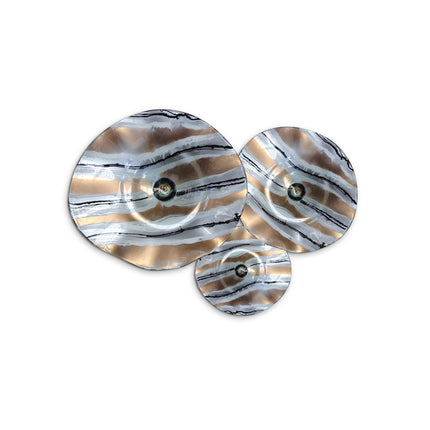 JGO PLATÓN ONDULADO DORADO RAYAS CON NEGRO