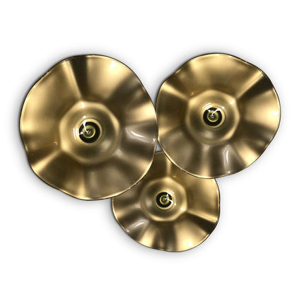 JGO PLATÓN ONDULADO DORADO SÓLIDO