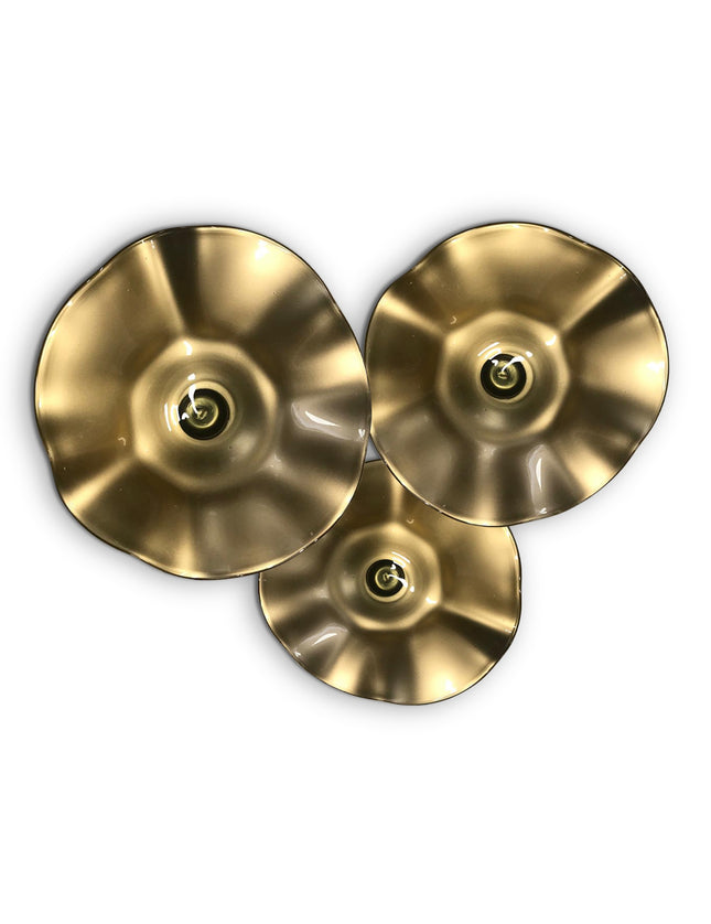 JGO PLATÓN ONDULADO DORADO SÓLIDO