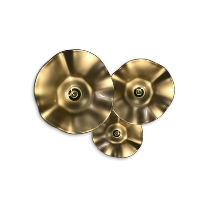 JGO PLATÓN ONDULADO DORADO SÓLIDO