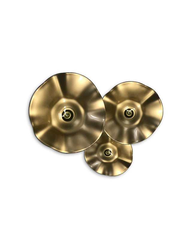 JGO PLATÓN ONDULADO DORADO SÓLIDO