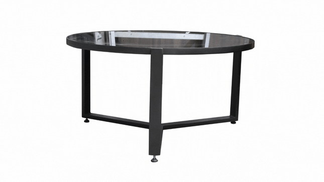 SET MESAS DE CENTRO DE METAL "YEMEN" 2 PZAS