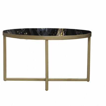 MESA DE CENTRO DE METAL "MARMEL"