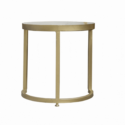 SET MESAS LATERALES DE METAL "INFINITO TRÍO" 3 PZAS