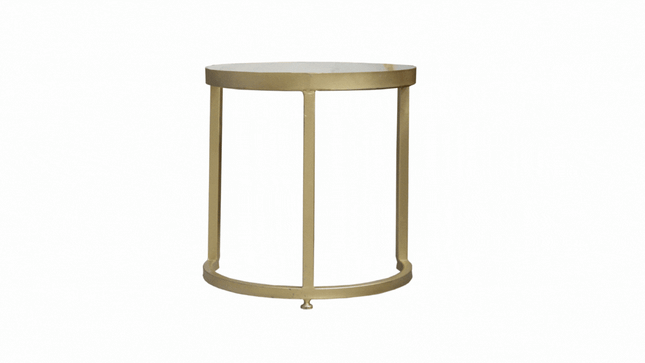 SET MESAS LATERALES DE METAL "INFINITO TRÍO" 3 PZAS