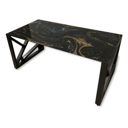 ESCRITORIO SENSEI BASE METAL NEGRO MATE