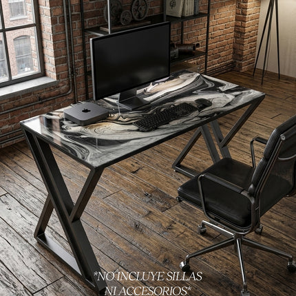 ESCRITORIO ZOTTO MUNDO BASE NEGRO MATE
