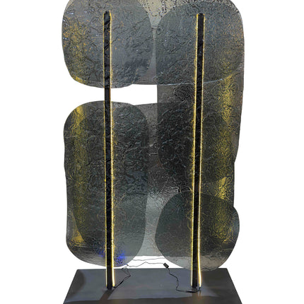 ESCULTURA FORMOTTI DOBLE NEGRO HUMO C/LUZ