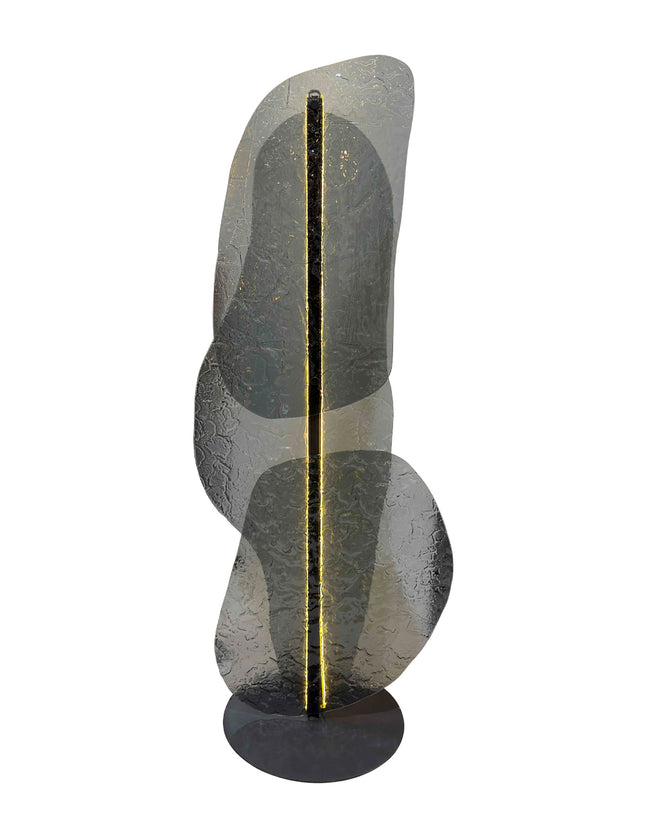 ESCULTURA FORMOTTI NEGRO HUMO C/LUZ