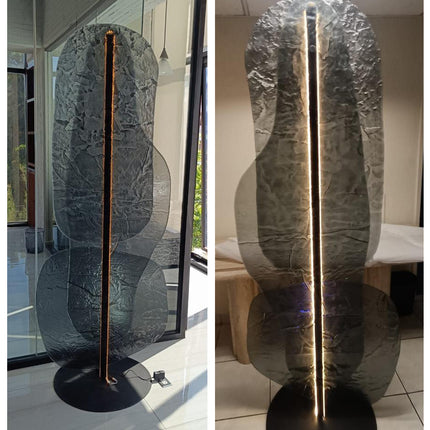 ESCULTURA FORMOTTI NEGRO HUMO C/LUZ