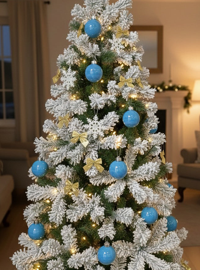 ESFERAS NAVIDEÑAS - PAQUETE DE 24 PZAS