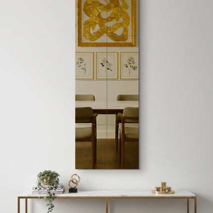 SET ESPEJOS BRONCE 8 PZAS
